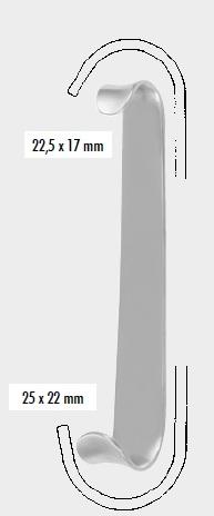 Дитячий ретрактор РУ(ROUX), подвійний, 13 см (cm).